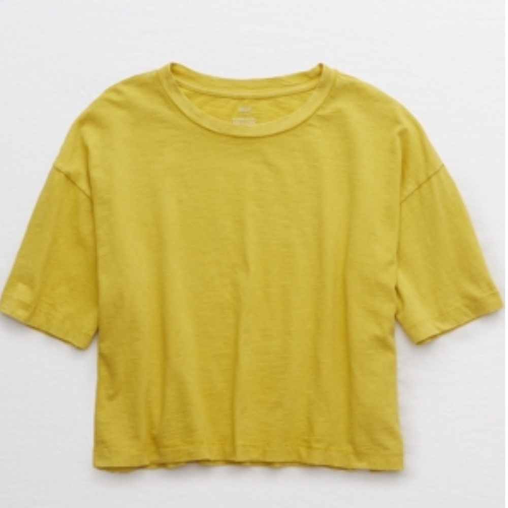 Aerie cropped oversized t-shirt